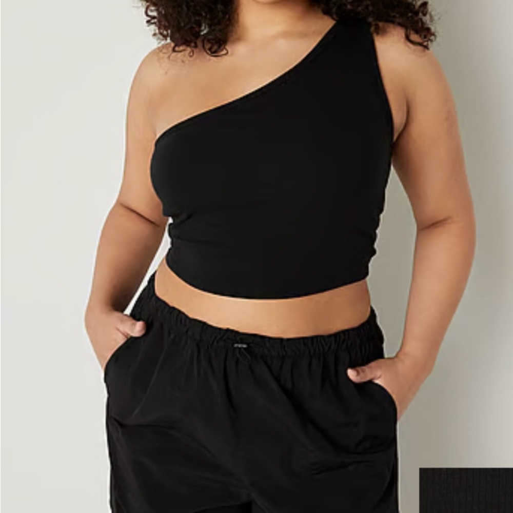 One Shoulder Crop Top